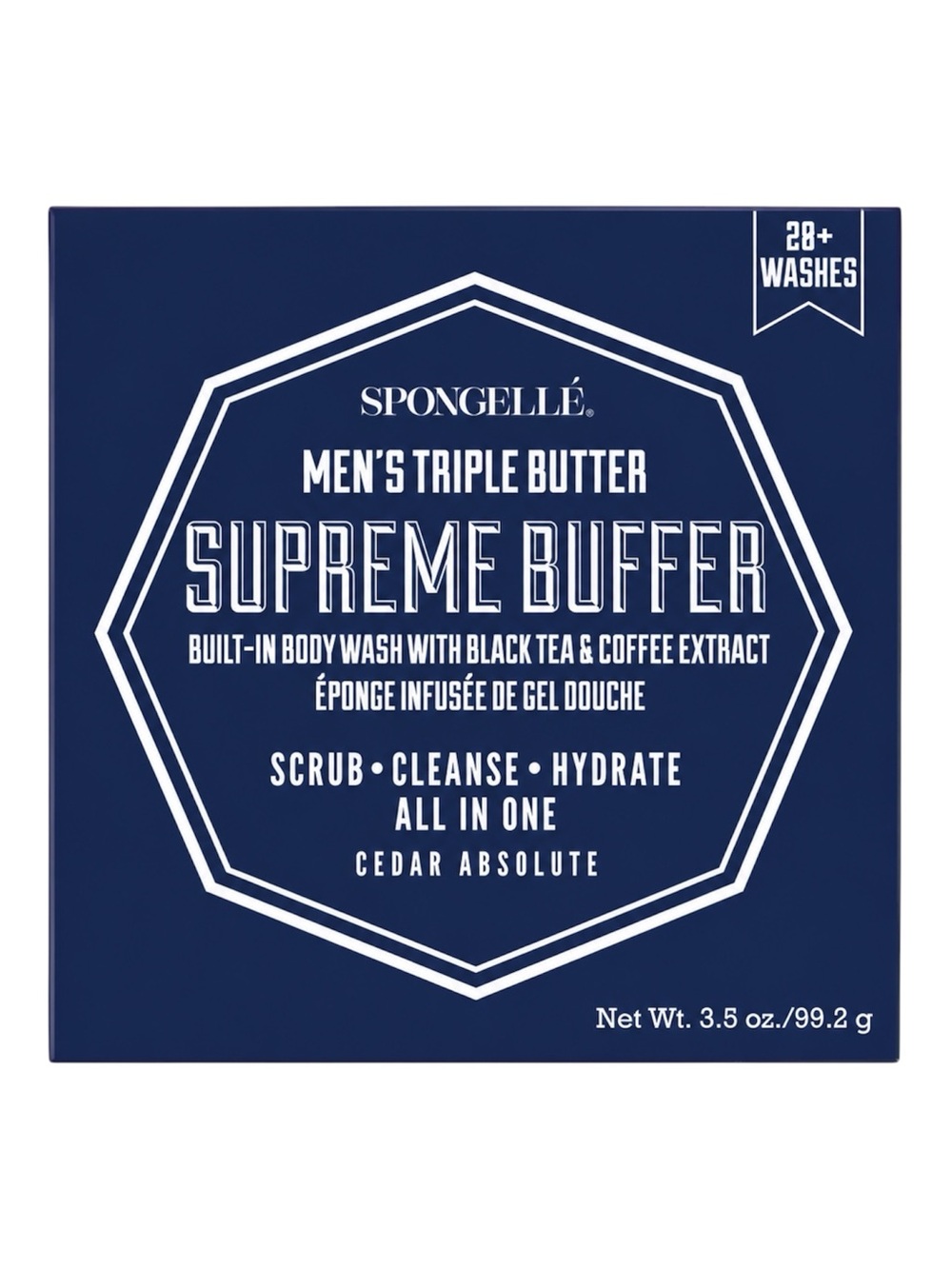 SPONGELLE 20+ MEN'S SUPREME BUFFER - BNIB